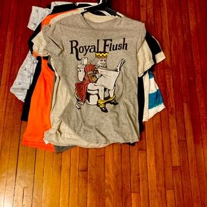 17 shirts 3 hoodies and 3 short jeans BUNDLE